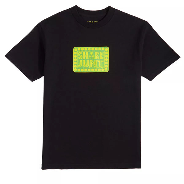 Shake Junt Printed Box Logo T-Shirt - Black