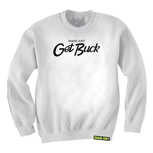 Shake Junt Get Buck Crewneck - White