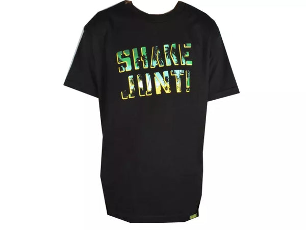 Shake Junt Spray Logo Palm T-Shirt - Black