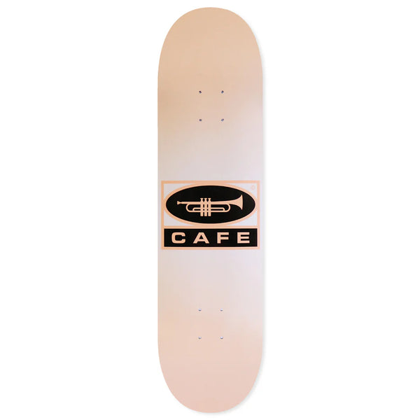 Skateboard Cafe Trumpet Logo Skateboard Deck Peach / White Fade - 8.38