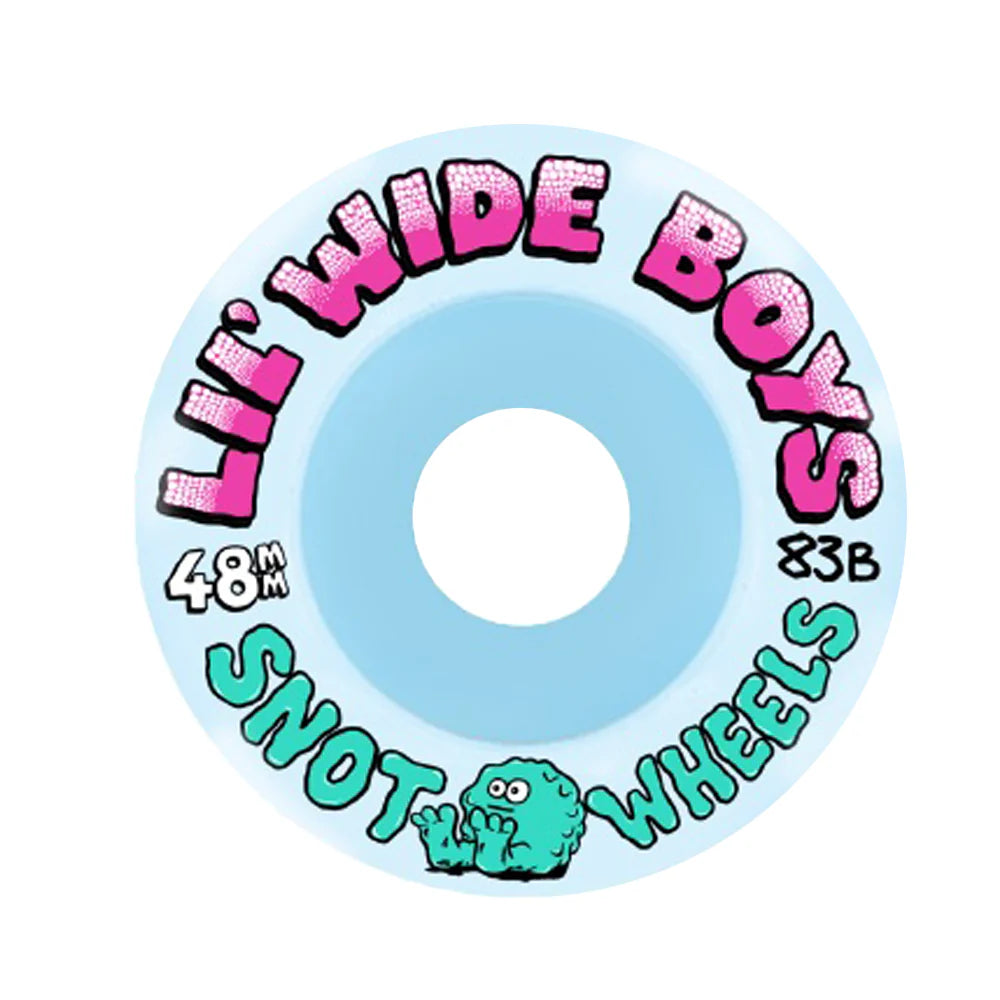 Snot Wheel Co 'Lil Wide Boys Wheels 48mm Blue