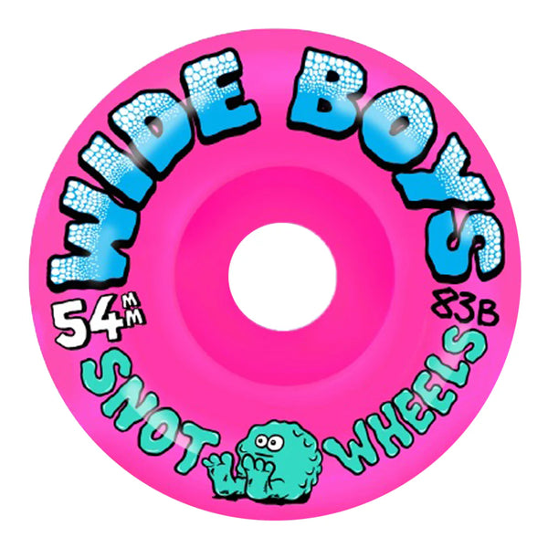 Snot Wheel Co Wide Boys Wheels 54mm Pink