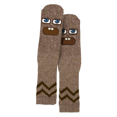 Toy Machine Betard Fooster Socks -  Heather Brown