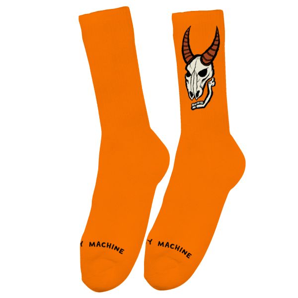 Toy Machine Heavy Metal Socks - Orange