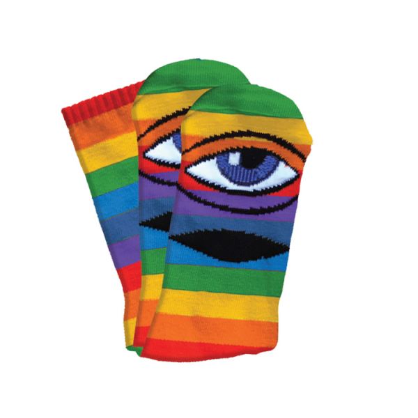 Toy Machine Sect Eye Socks - Rainbow