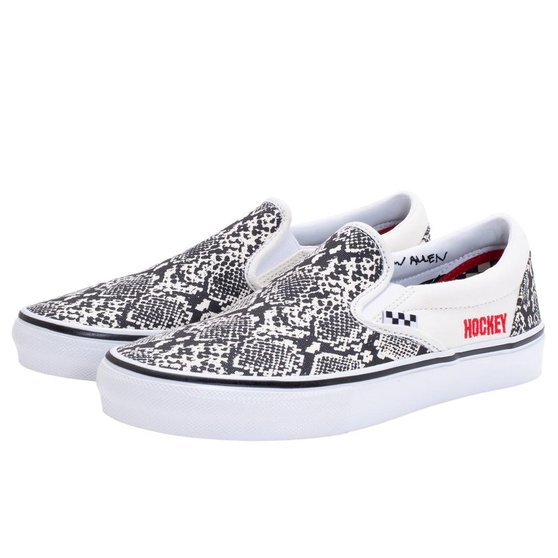 Vans best sale snake white