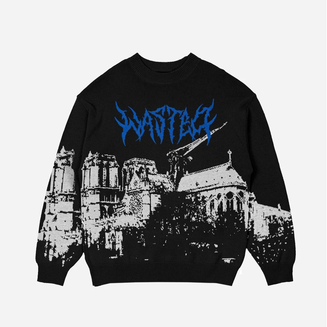 Wasted Paris Vault Sweater - Black