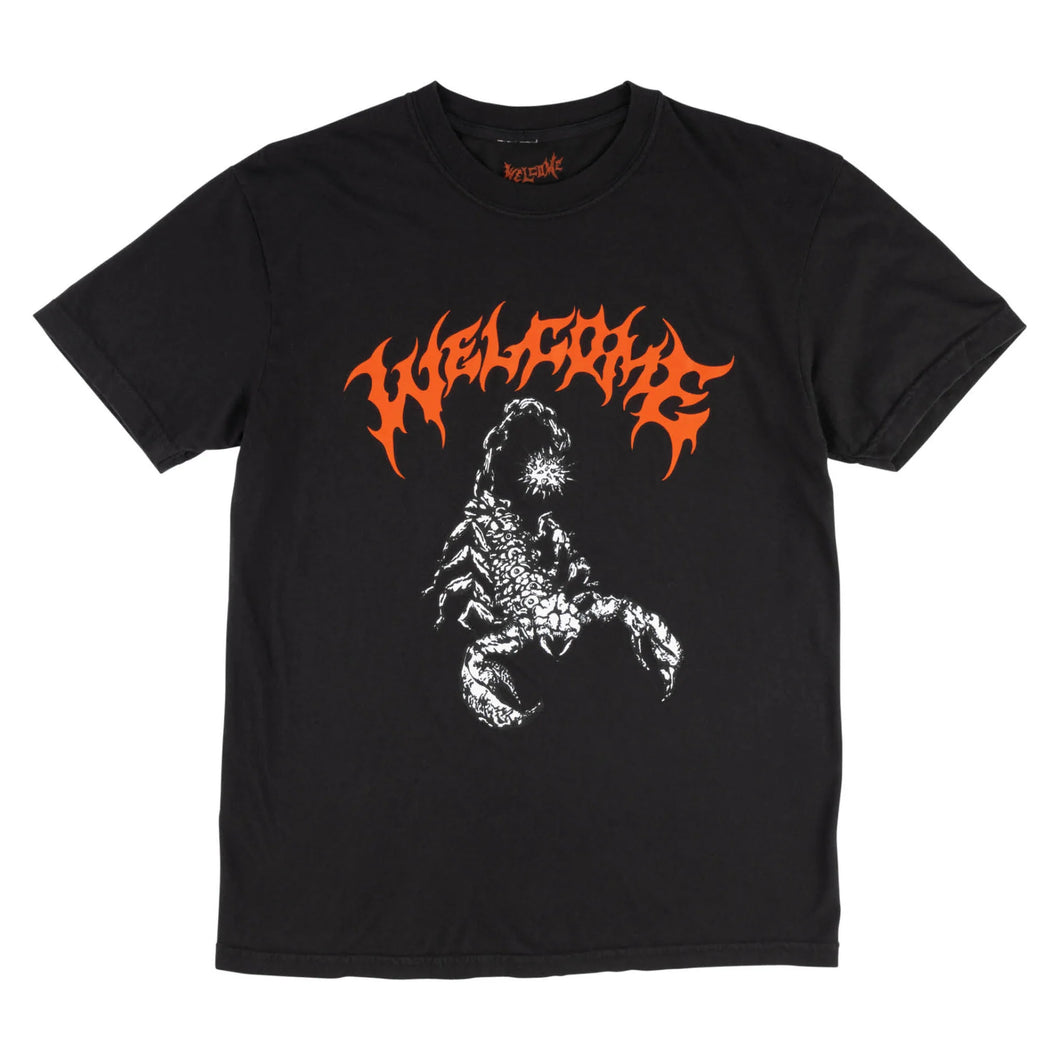 Welcome Skateboards Mace Garment Dyed Tee - Black