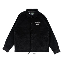 Welcome X Beetlejuice Sandworm Embroidered Coaches Jacket - Black