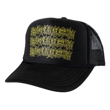 Welcome X Beetlejuice Three Times Foam Trucker Hat  Black