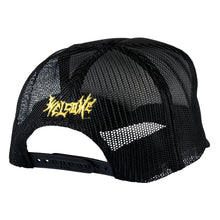 Welcome X Beetlejuice Three Times Foam Trucker Hat  Black