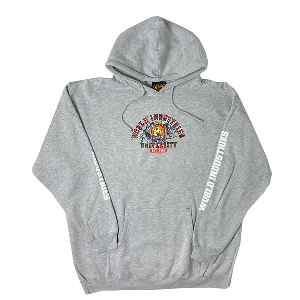 World Industries Flame Boy University Hoodie - Grey