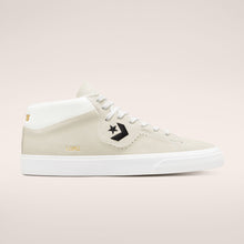 Converse Louie Lopez Pro Suede Mid Skateboard Shoes - White/Black/White