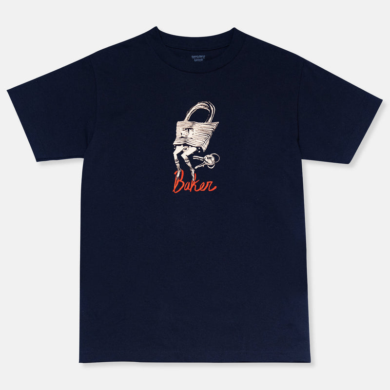 Baker Skateboards Dance Skate T-Shirt - Navy - SKATE CLOTHING from