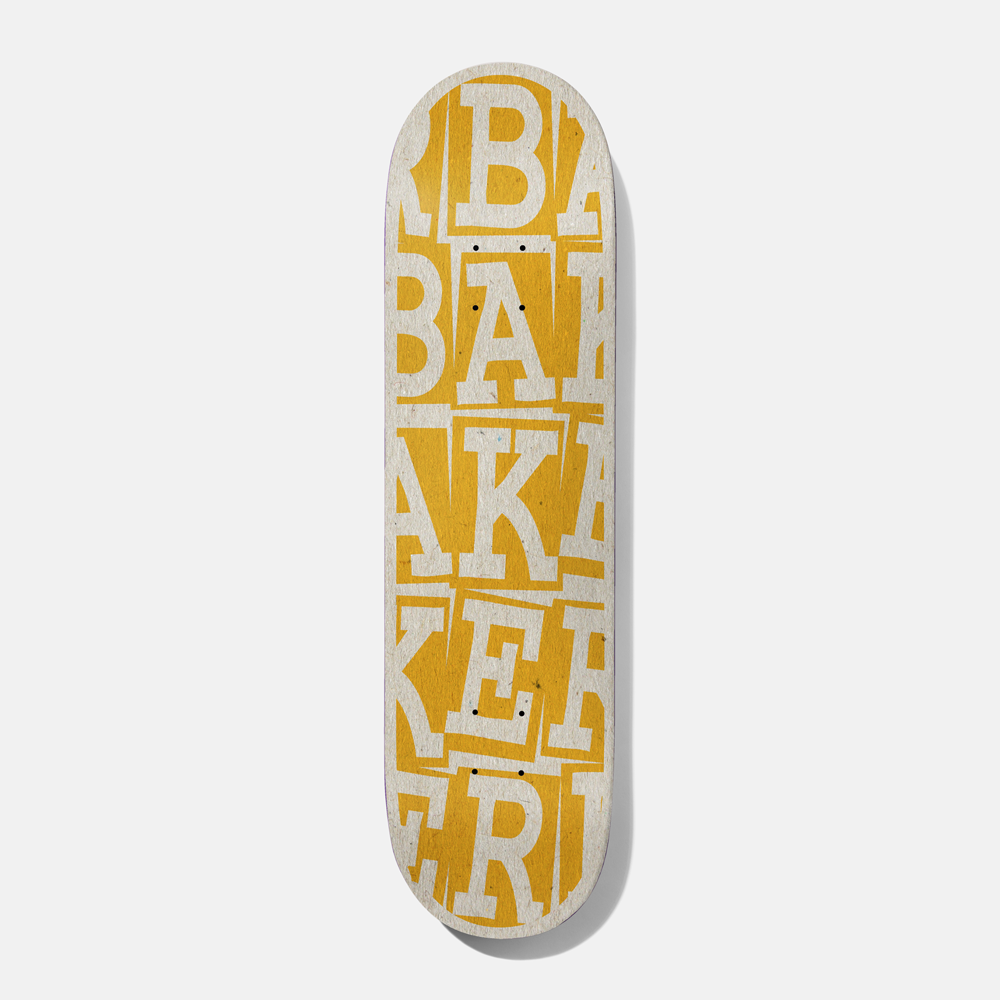 Baker Skateboards Riley Hawk Ribbon Stack Skateboard Deck - 8.25 B2 Shape (Steep)