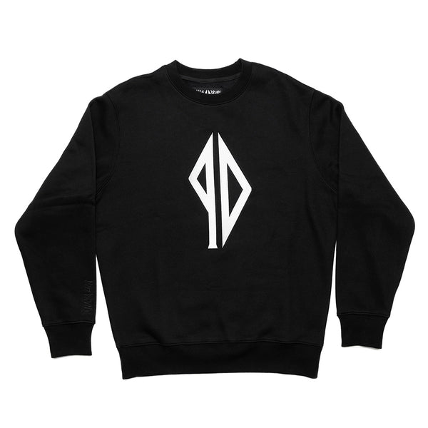 Piss Drunx Big Logo Crewneck Sweater - Black