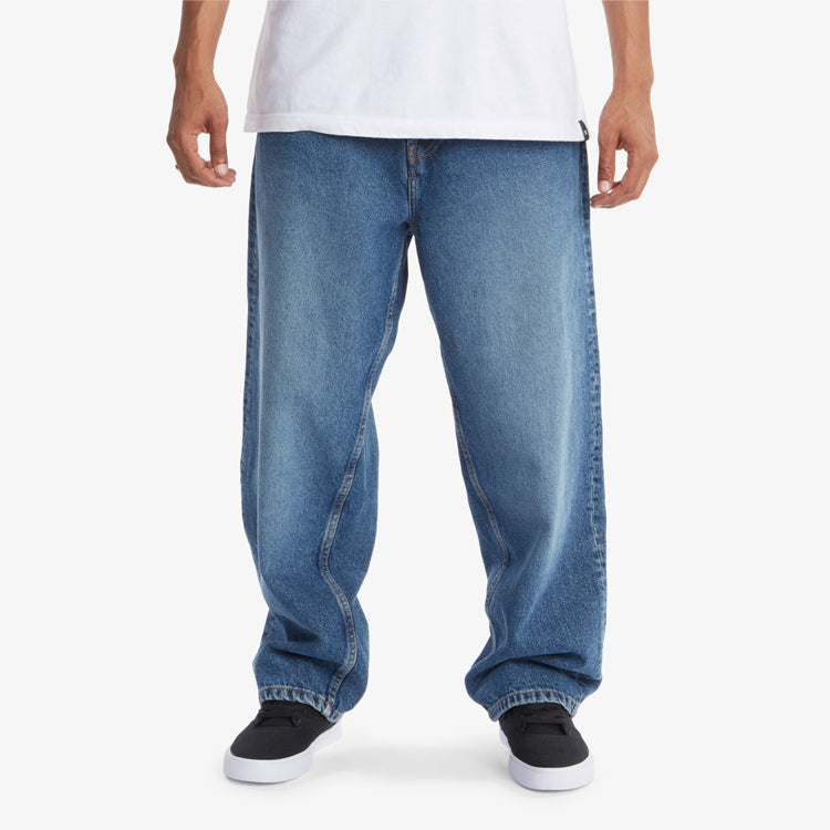 DC Skateboarding Worker Baggy Jeans - Denim Indigo – Slugger Skate Store