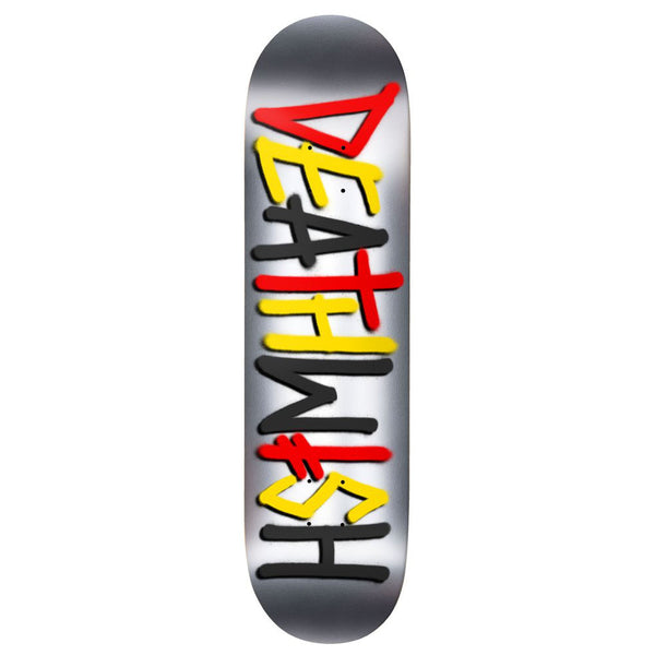 Deathwish Deathspray Multi Silver Foil Skateboard Deck 8.25