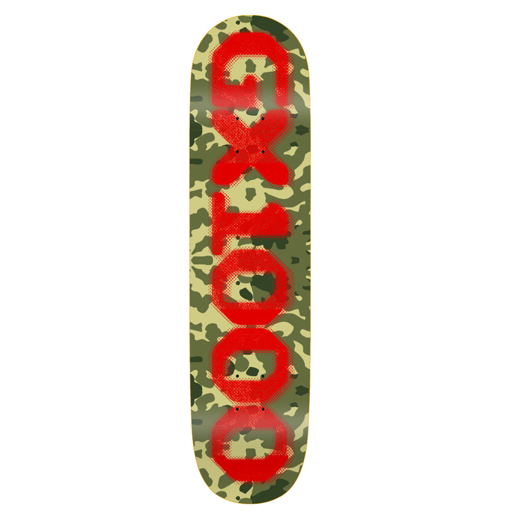 GX1000 OG Forest Camo Skateboard Deck (One) - 8.125