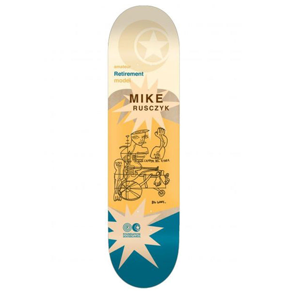 Foundation Mike Rusczyk Retirement 30 Years Skateboard Deck - 8.25