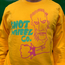 Snot Wheel Co Crew Neck Sweatshirt - Yellow