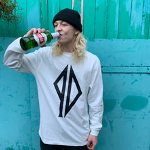 Piss Drunx Big Logo Longsleeve - White