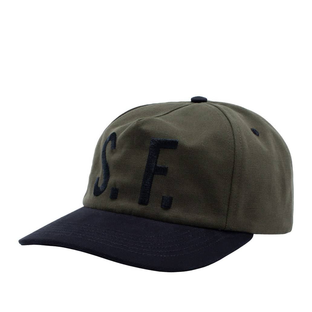 GX1000 SF 5 Panel Cap - Green/Black