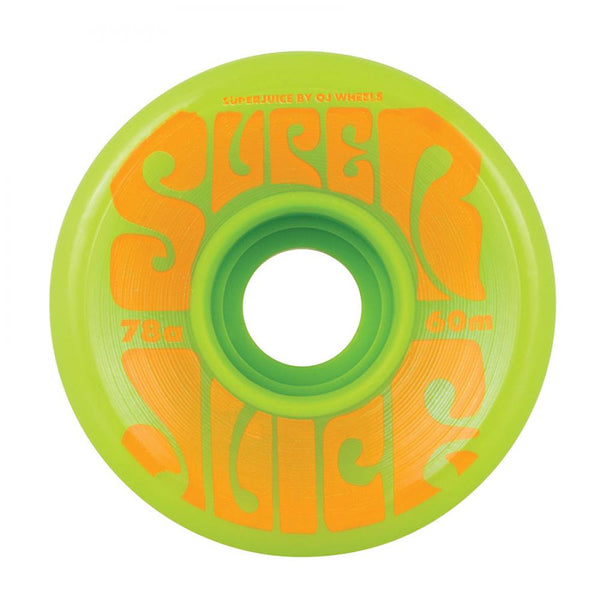 OJ Wheels Super Juice 78A Skateboard Wheels Green - 60mm