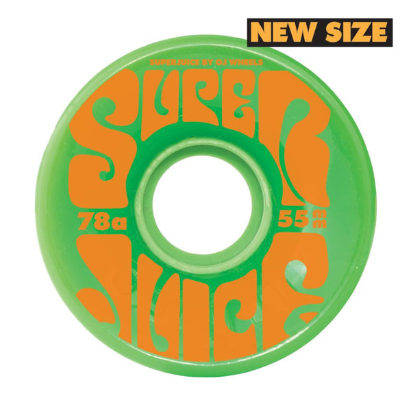 OJ Wheels Super Juice 78A Mini Skateboard Wheels Green - 55mm