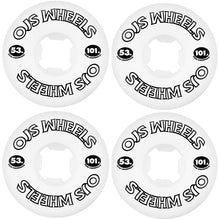 OJ Wheels From Concentrate Hardline 101A White Skateboard Wheels - 53mm