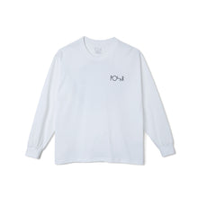 Polar Skate Co. Sequence Fill Logo Longsleeve T-Shirt - White