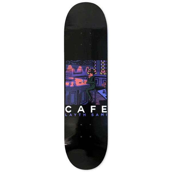 Skateboard Cafe - Layth Sami Barfly Black Skateboard Deck - 8.75