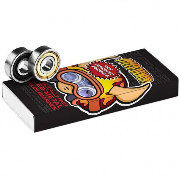 Speed Demons Hot Shot Abec 5 Skateboard Bearings - Gold