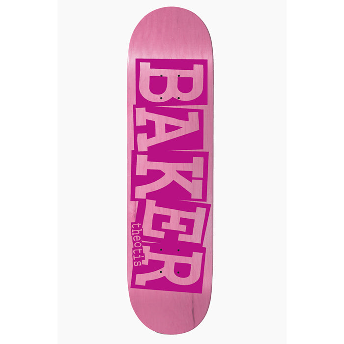 Baker Skateboards Theotis Beasley Ribbon Pink Veneer Skateboard Deck - 8.00