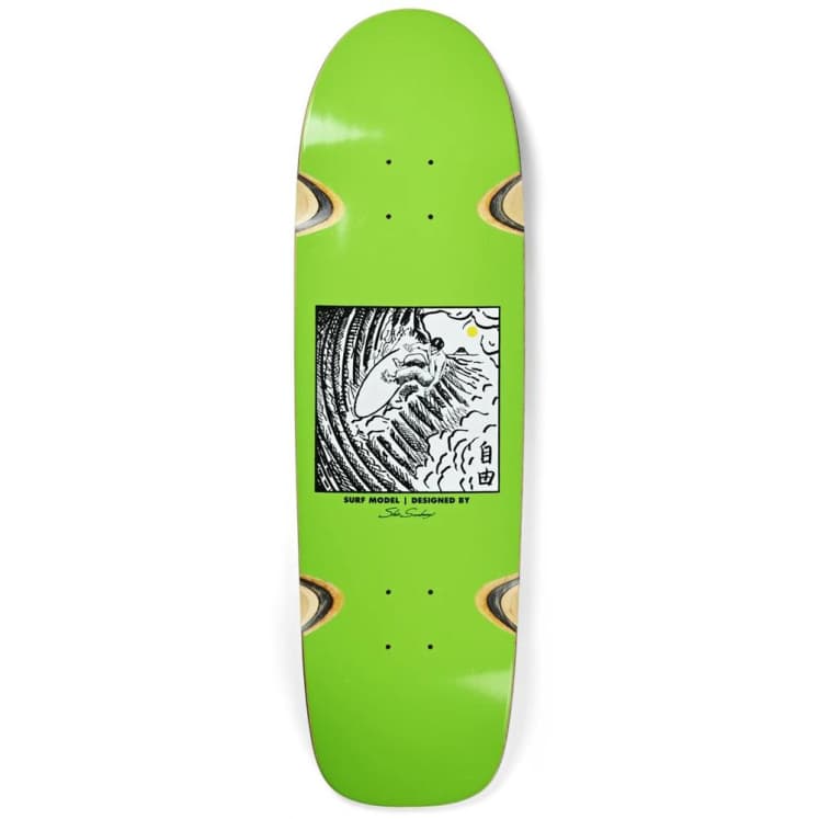 Polar Skate Co Shin Sanbongi Surf Model Skateboard Deck - Surf Model 9.00